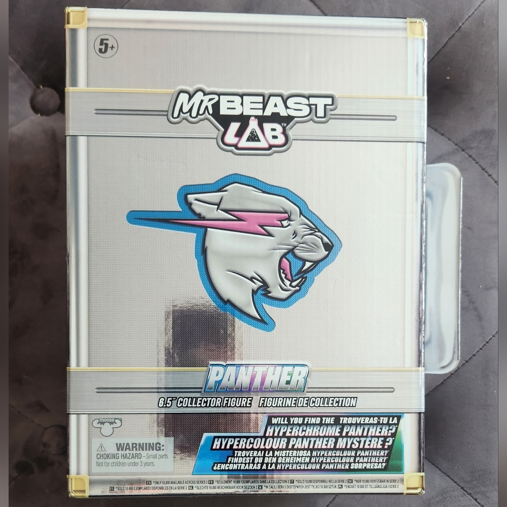 MrBeast Lab Hypercolor Panther Figure Kids Toys Collectibles